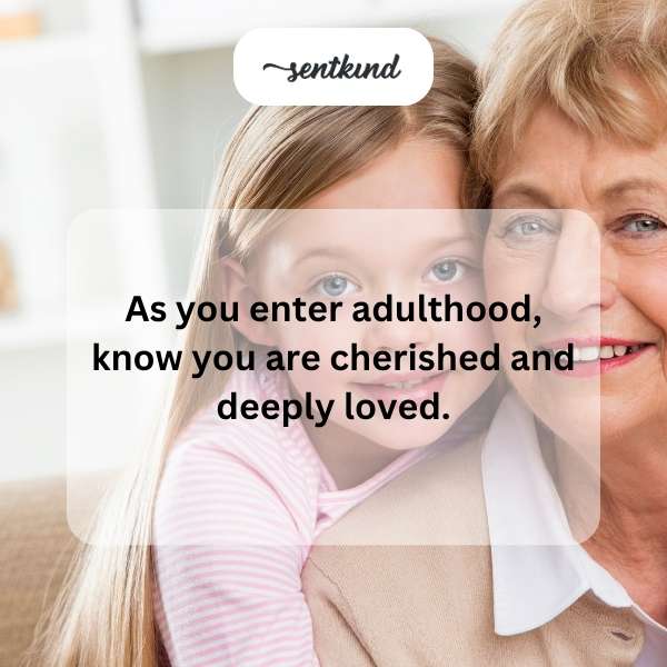 Heartfelt messages for a young adult's milestone celebration.
