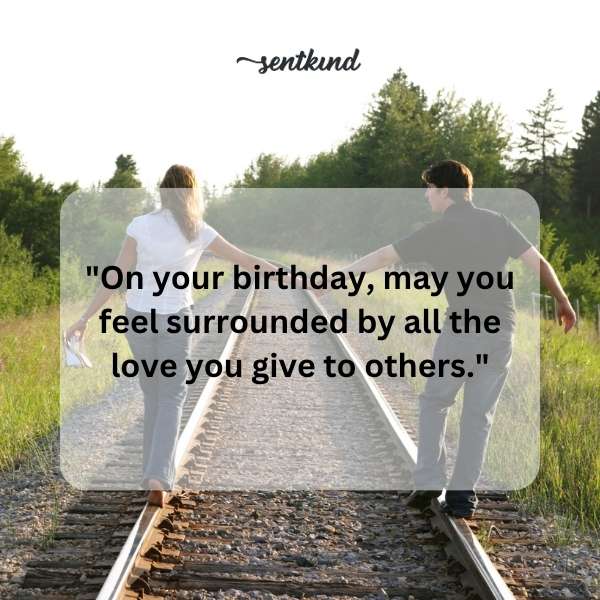 Celebratory wishes for a birthday filled with positivity.