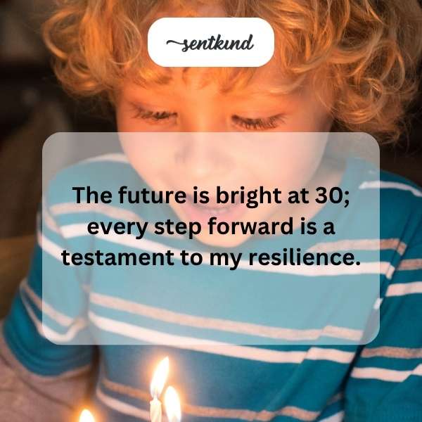 Celebrating three decades with optimism and strength.