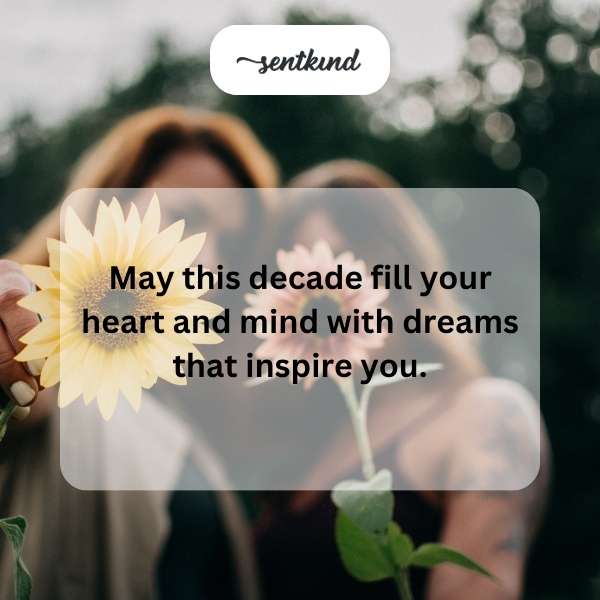 Inspirational messages for celebrating your 30th birthday.