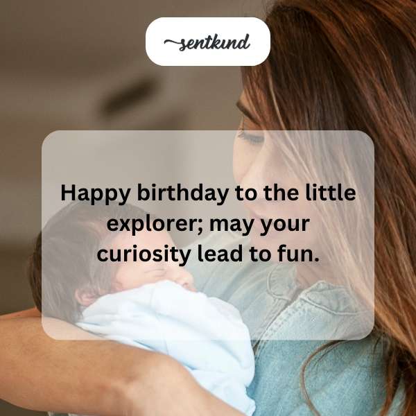 Joyful greetings for a toddler's second year of adventure.
