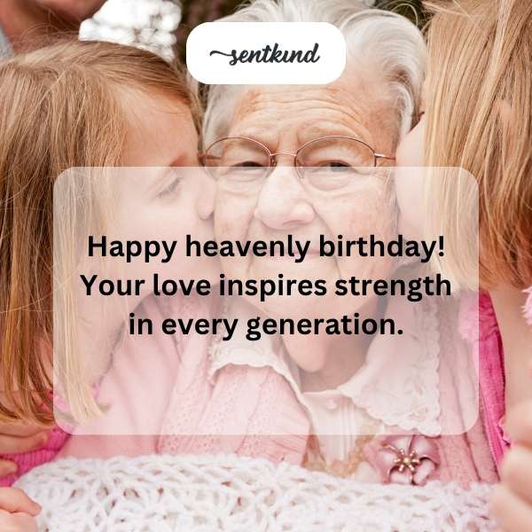 Inspirational messages for a birthday celebrated in the afterlife.