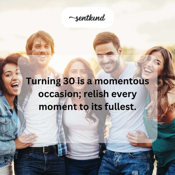 Celebrating three decades of life with joy and reflection.