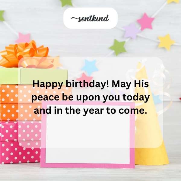 Spiritual blessings on your birthday.