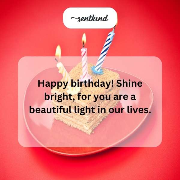 Blessings on your birthday, may your light continue to illuminate our lives.
