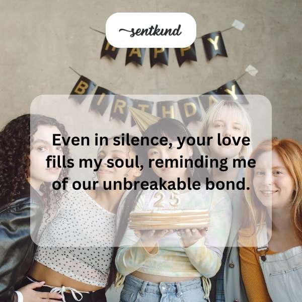 Celestial birthday sentiments for a loved one.