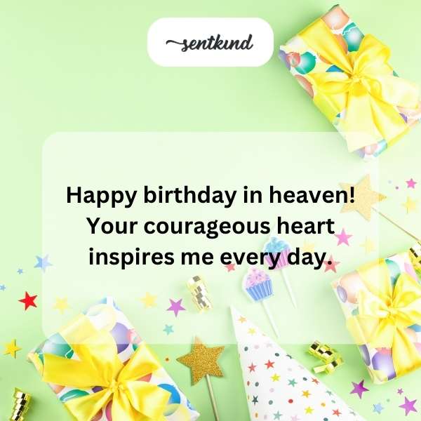 Celebratory messages for birthdays of loved ones in the afterlife.