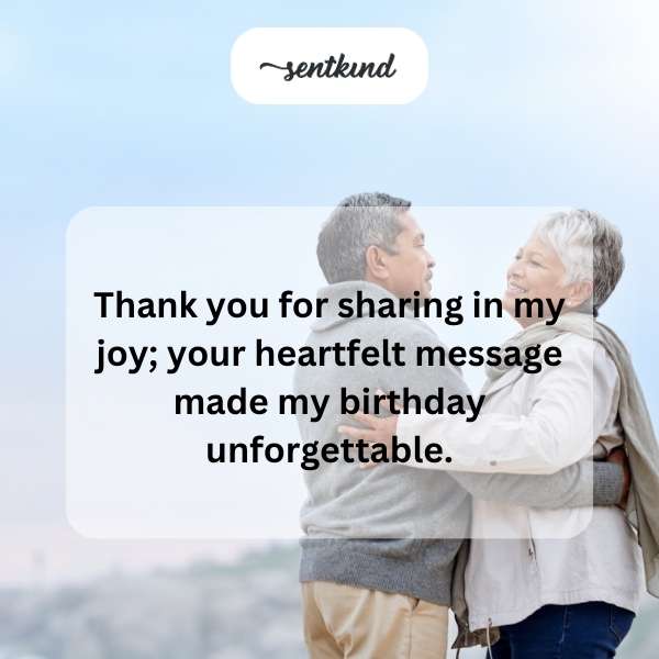 Grateful for your warm birthday greetings.