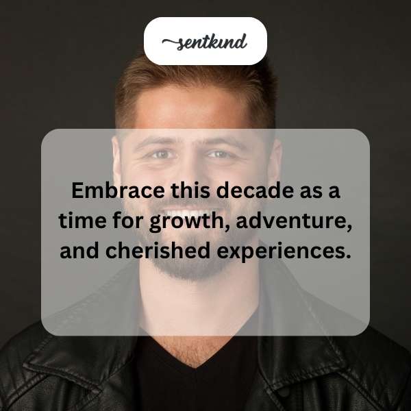 Celebrate turning thirty with a focus on personal growth and exciting new adventures.