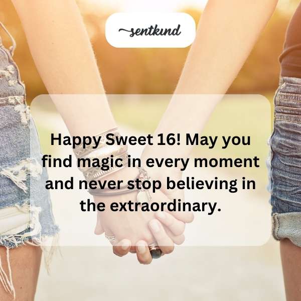 Celebrating a milestone birthday with heartfelt wishes for a magical year ahead.