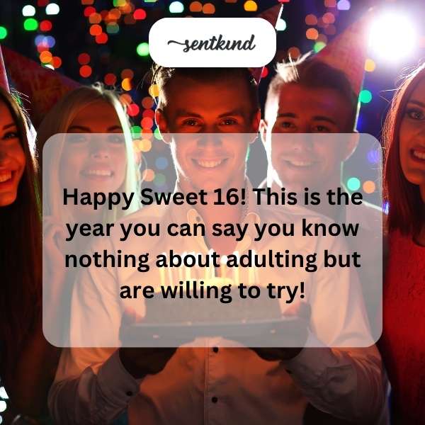 Celebrating the milestone of turning sixteen with love and laughter.