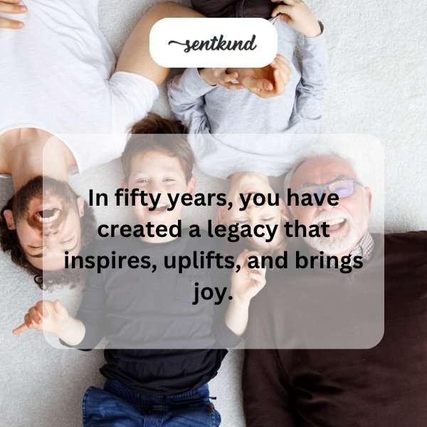 Celebrating half a century of inspiring life achievements.