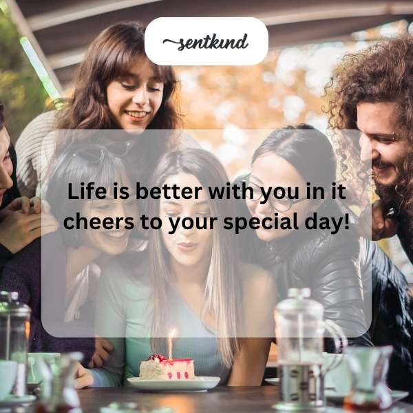 Image description: Heartfelt birthday celebration message