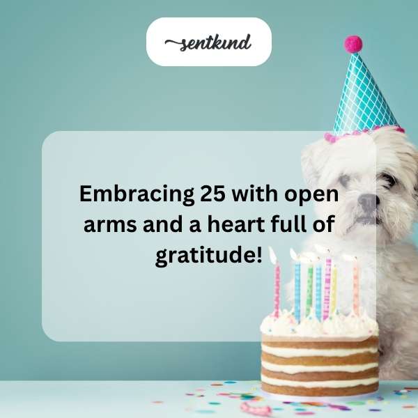 Celebrating the milestone of a quarter-century with joy and thankfulness.