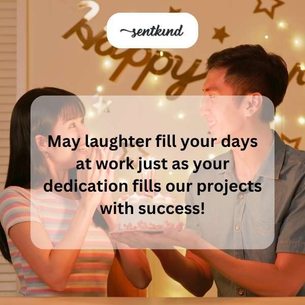 Wishing you joy and success after your special day!