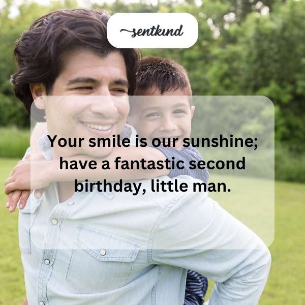Joyful greetings for your toddler's special day.