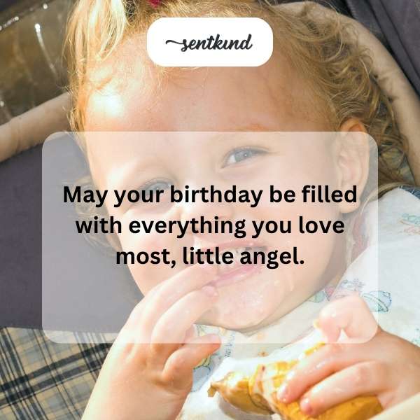 Heartfelt greetings for your second year of life, sweet child.