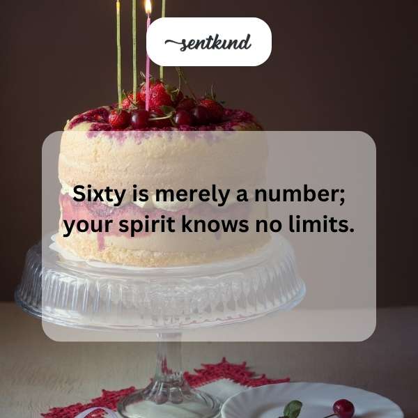 Celebrating the milestone of turning 60 with endless energy and joy.