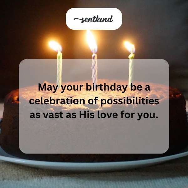 Spiritual birthday blessings filled with love and hope.