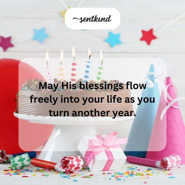 Spiritual birthday blessings for a joyous celebration.