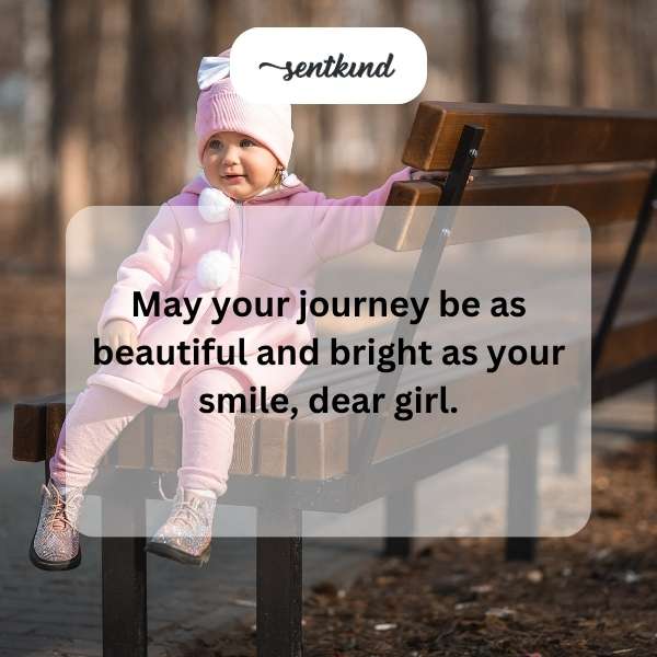 Wishing you a joyous and radiant celebration on your special day, little one.