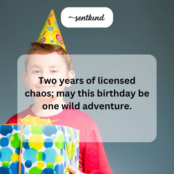 Celebrating two years with joyful mayhem and laughter.