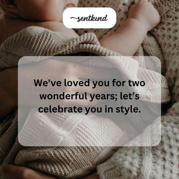 Celebrating a joyful milestone of two cherished years.
