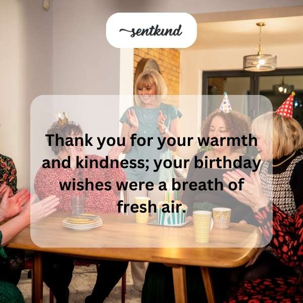 Grateful for the heartfelt birthday greetings.
