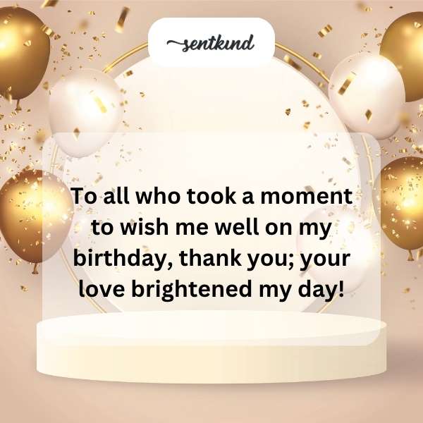 Grateful for all the wonderful birthday messages.
