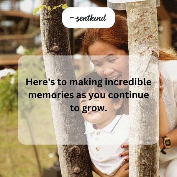 Happy wishes as you celebrate your second year of life milestones.