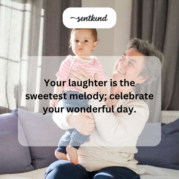 Happy second celebration filled with joy and laughter.