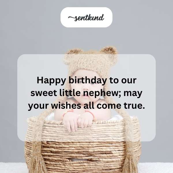 Joyful greetings for our dear nephew's second birthday.