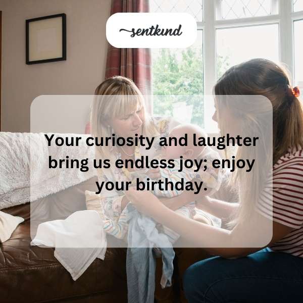 Heartfelt greetings for a child's second year milestone.