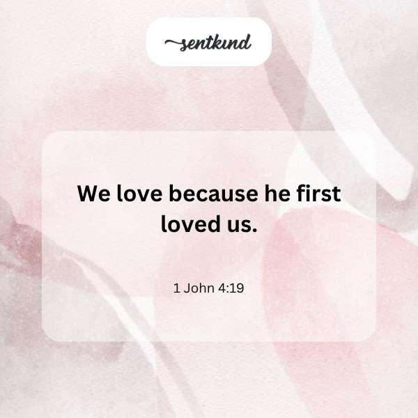 Uplifting text from 1 Peter 5:10 displayed over a calming nature scene.