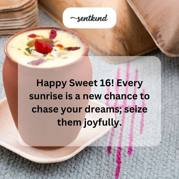Celebrating sixteen years with joyful dreams and new beginnings.
