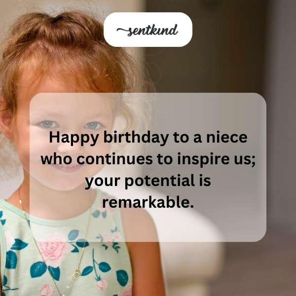 Sweet greetings for a niece's special sixteenth celebration.