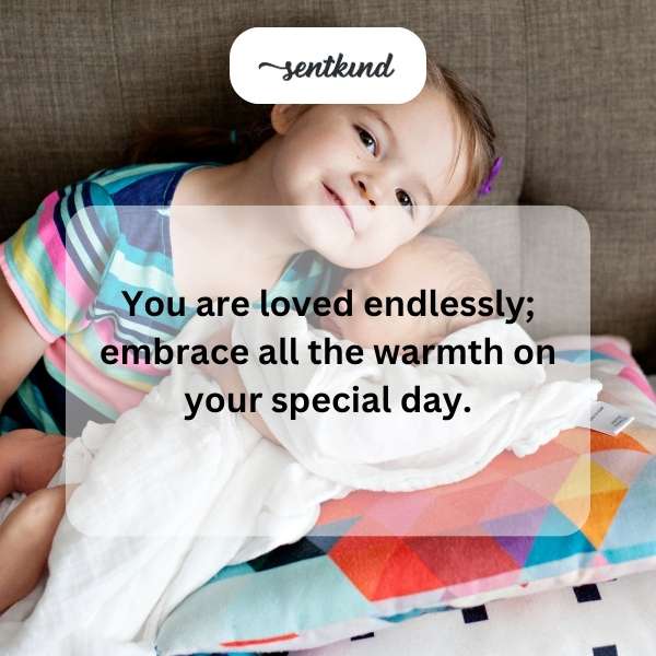 Heartfelt greetings for your second year of life.