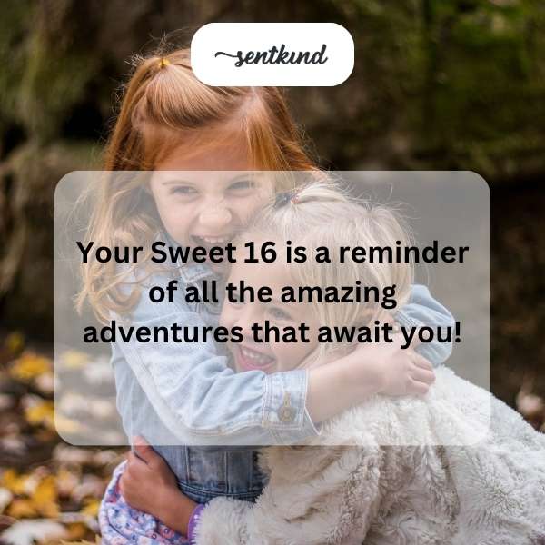 Heartfelt wishes for your sixteenth birthday celebration.