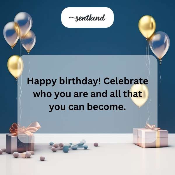 Wishing you joy on reaching this milestone of your 18th year, embracing your potential.