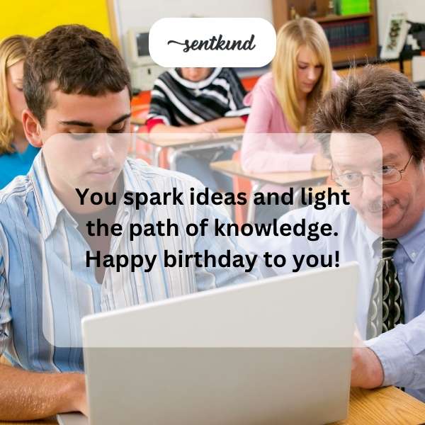 Celebrating the birthday of an inspirational educator known for their relentless pursuit of excellence.