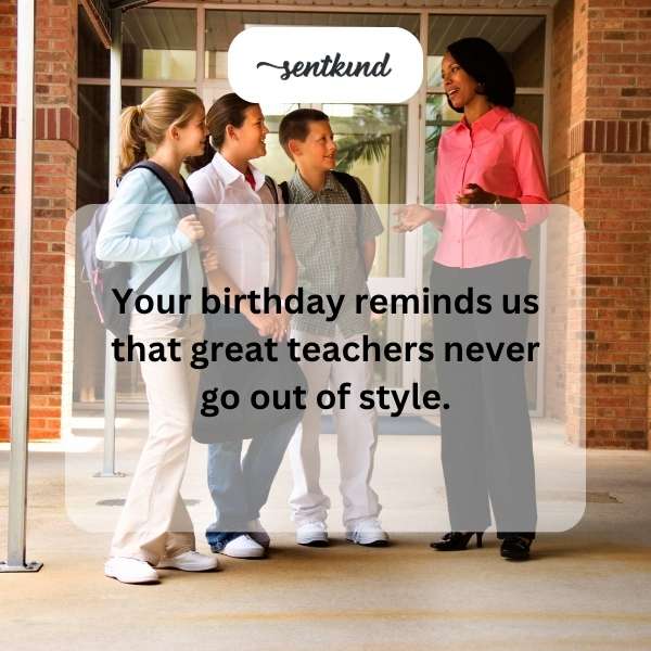 Celebrating an educator who colors our lives with insightful teachings.