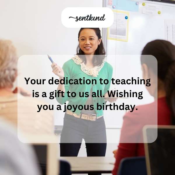 Wishing you a year filled with the joy you inspire in your students.