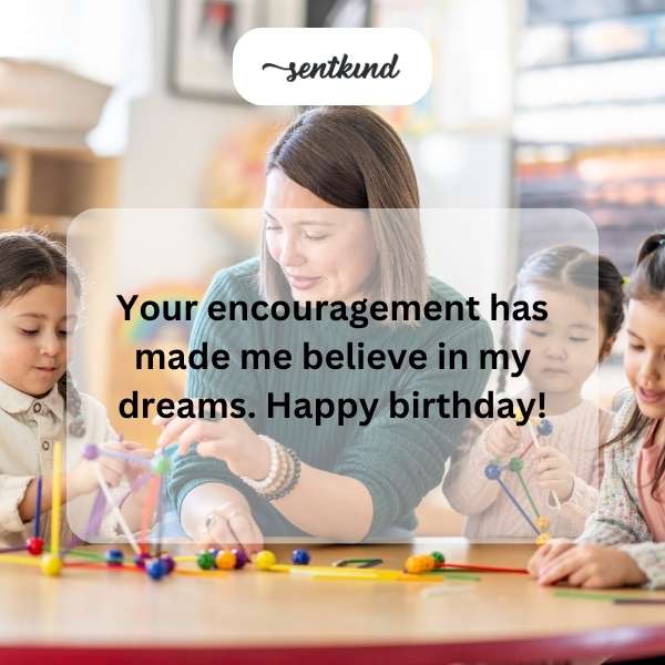 May this year fill your life with happiness, reflecting the joy you give your students.