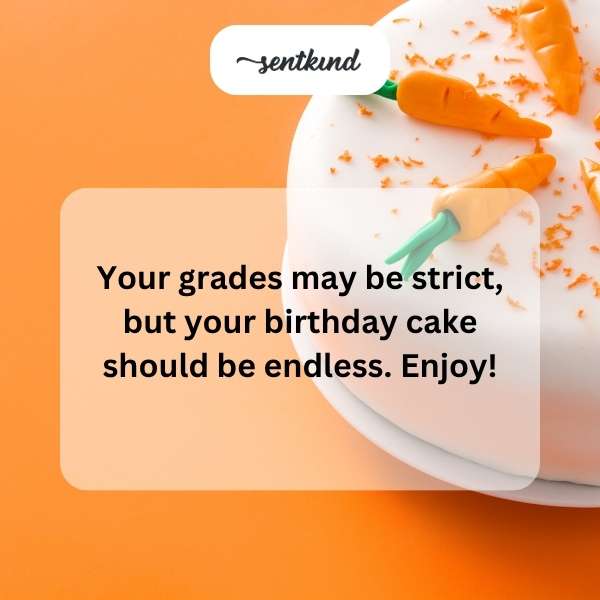 Celebrating birthdays without schoolwork stress.