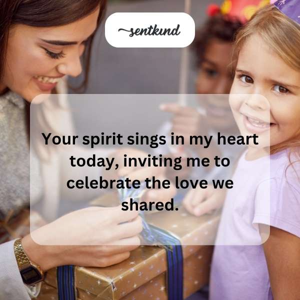 A heartfelt card expressing birthday wishes to a mother with intertwined hearts symbolizing a lasting bond.