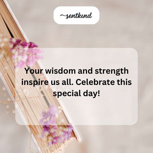 Wishing you immense joy on your special day, because you certainly merit it!