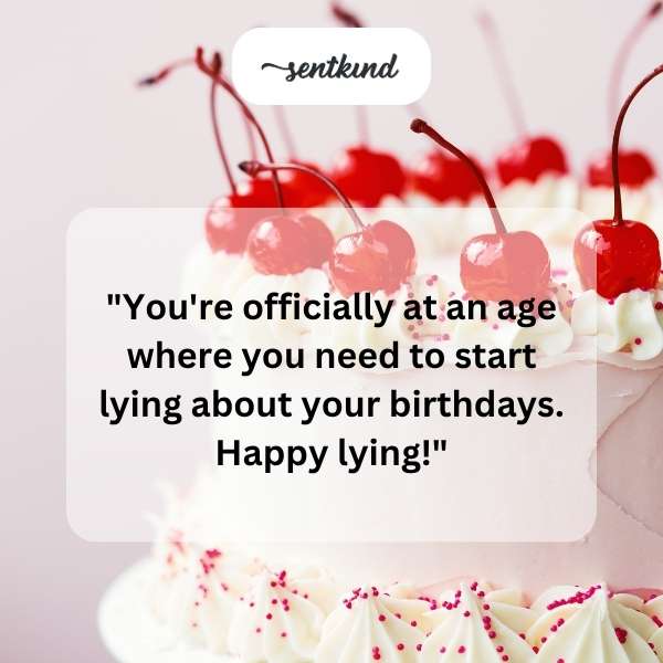 A birthday cake surrounded by social media notification icons.