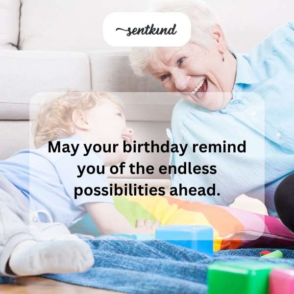 Heartfelt greetings for a grandson's special day.