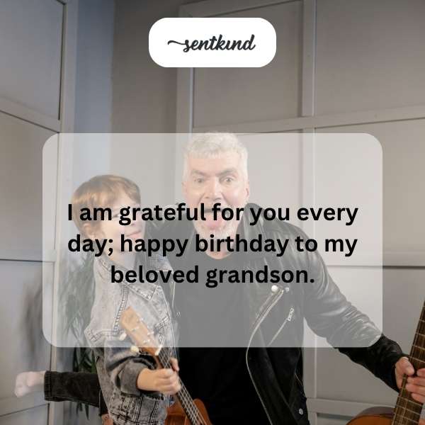 Celebratory greetings for my dear grandson's special day.