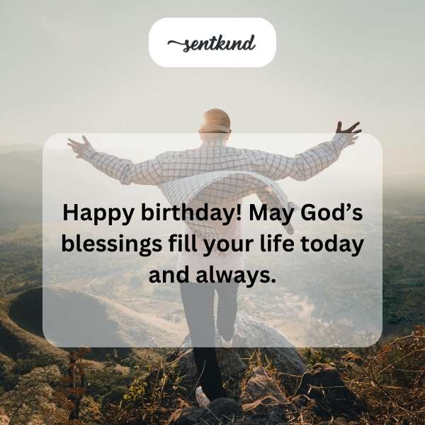 Greetings for a man's special day.